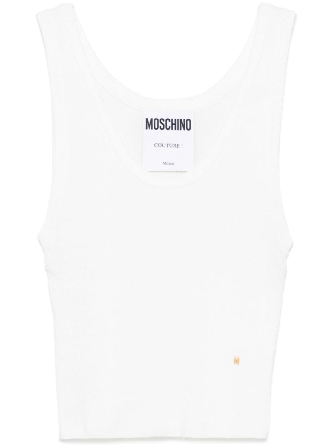 

Майка с логотипом Moschino, белый
