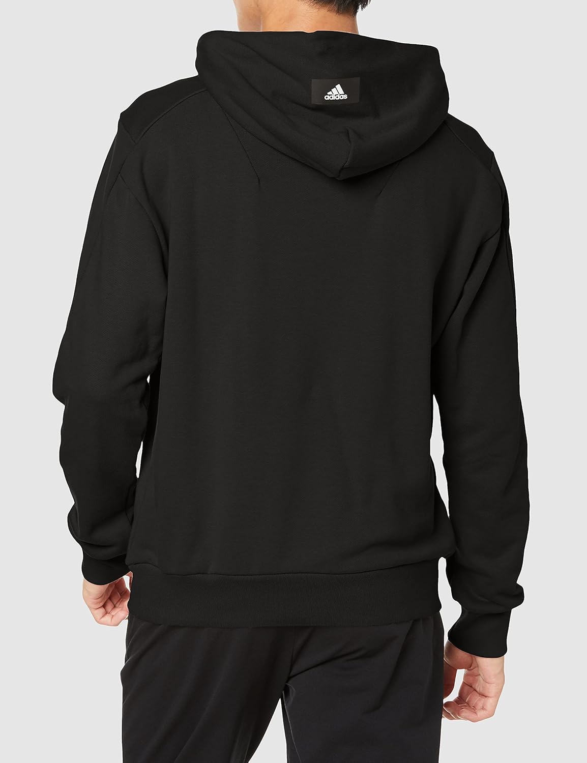 Мужская толстовка Adidas Sportswear Future Icon Logo Graphic Hoodie BP041, черный — фото 2