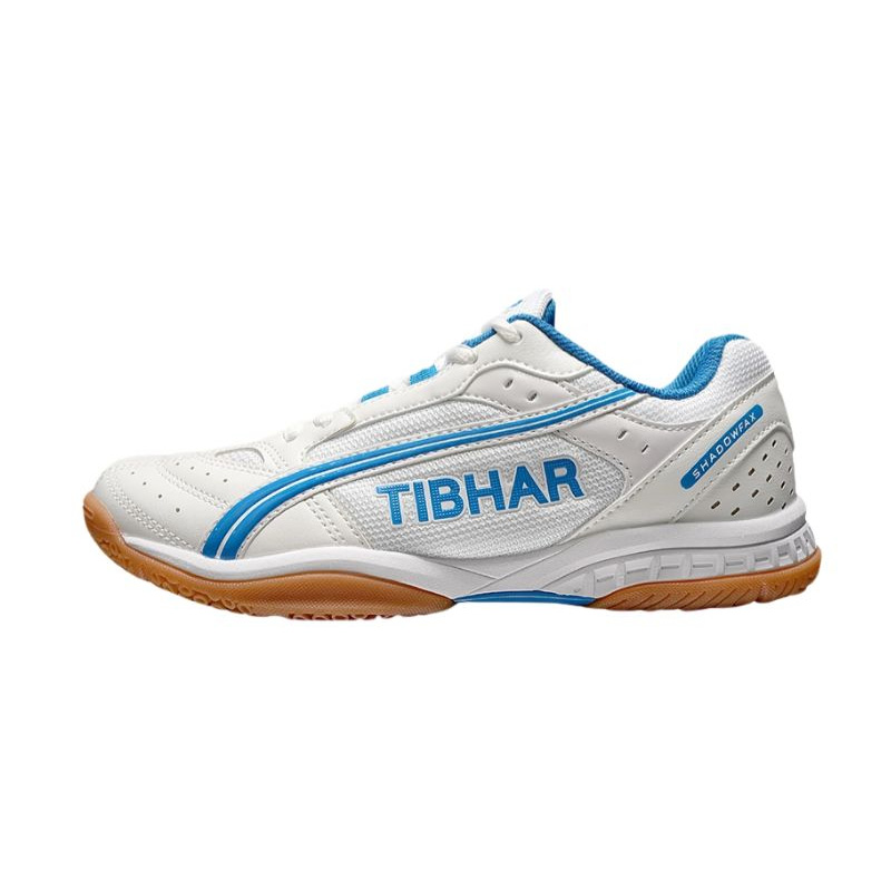 

TIBHAR Амортизирующие, износостойкие, дышащие, нескользящие функциональные унисекс-кроссовки для настольного тенниса бело-голубые, цвет White/Blue