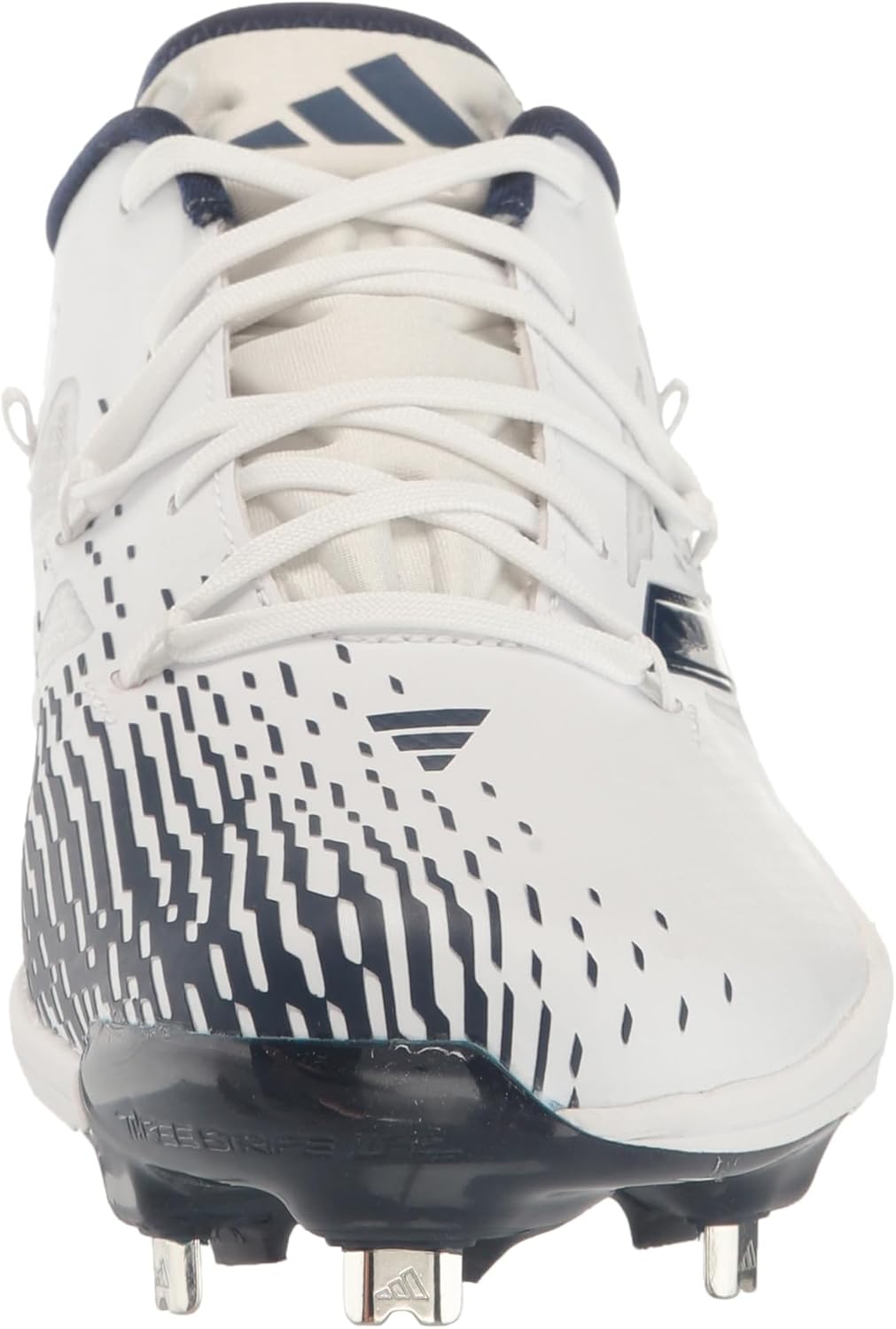 Мужские кроссовки Adidas Adizero Afterburner 9, белый/синий/темно-синий — фото 2