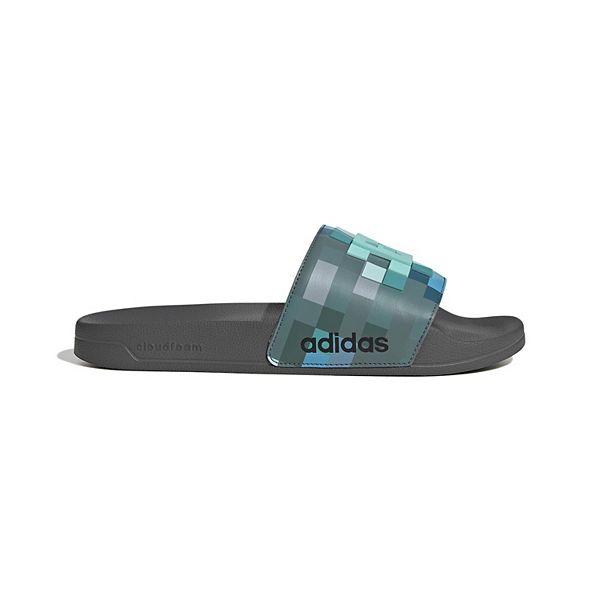 Мужские сандалии X Minecraft Adidas, Gray Four Teal — фото 2