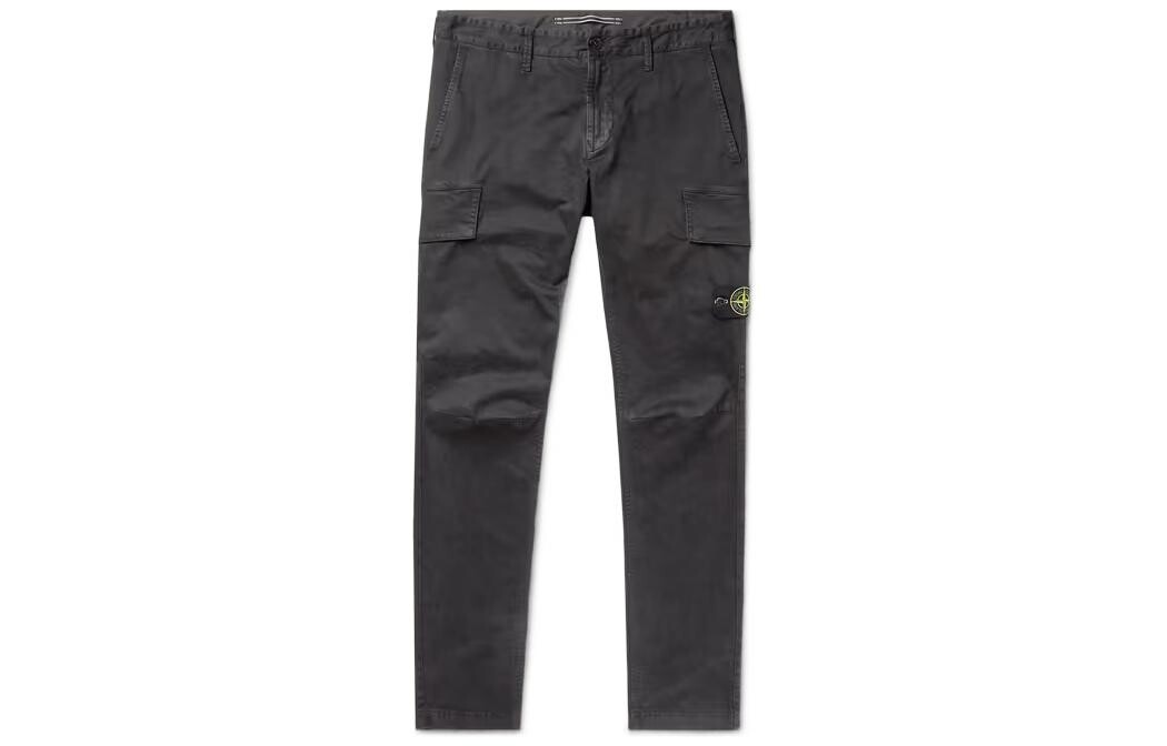 

Повседневные брюки мужские черные Stone Island, черный