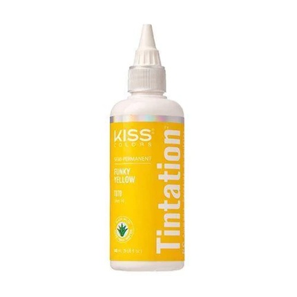 

Полуперманентная краска для волос Tintation, 5 унций, оттенок Funky Yellow Kiss
