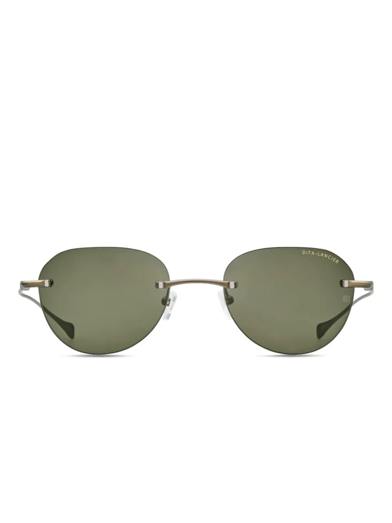 

Dita Eyewear солнцезащитные очки Lancier в металлической оправе, черный