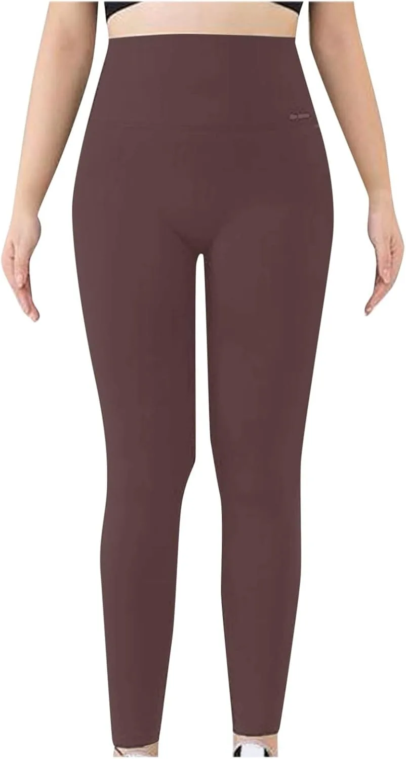 

Леггинсы для женщин Plus Size с эффектом утяжки и высокой талией