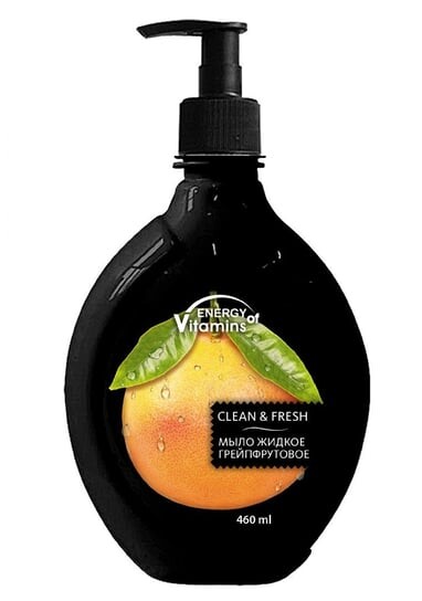 

Витамины, Жидкое мыло Грейпфрутовый Свежий, 460 мл Energy Of, ENERGY OF VITAMINS