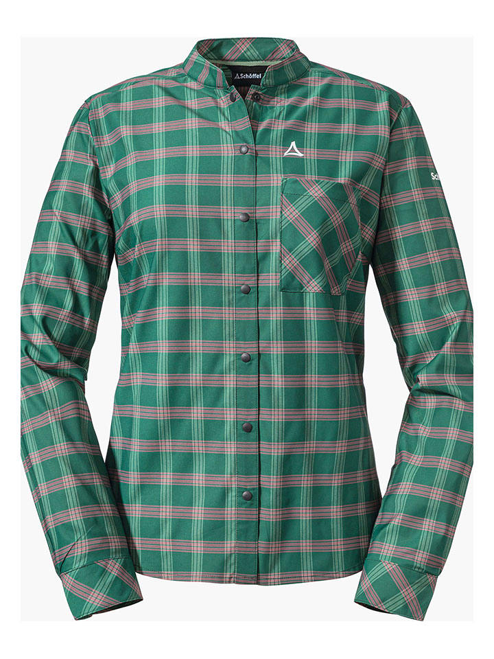

Schöffel Функциональная рубашка "Pianosa" зелено-серого цвета