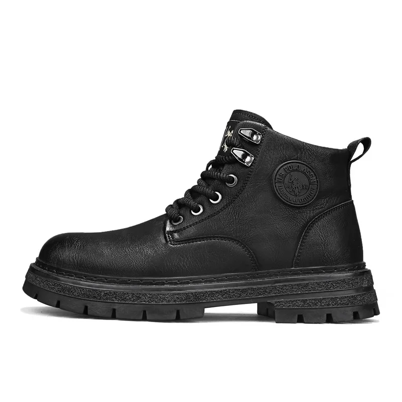 Ботинки тактические мужские 10cm U.S. POLO ASSN., черный