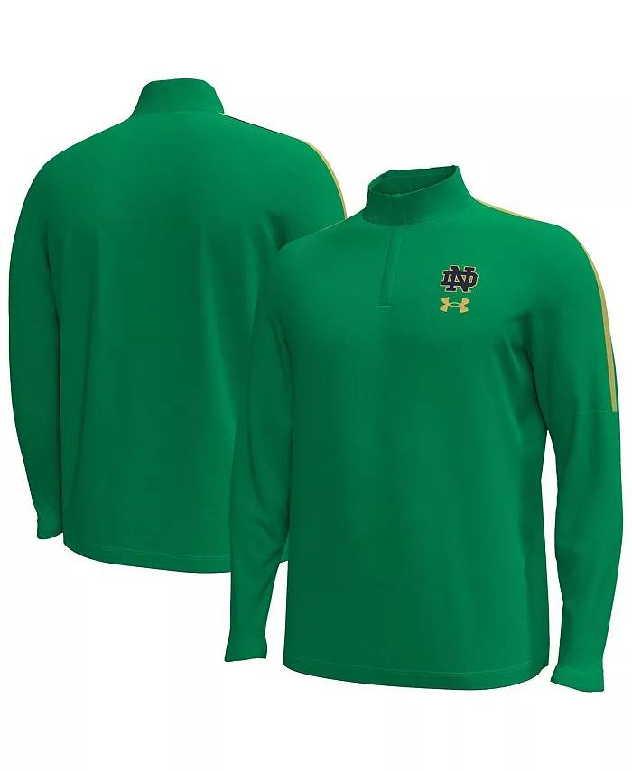 

Толстовка Men's Kelly Green Notre Dame Fighting Irish Playoff Performance Quarter-Zip Jacket Under Armour