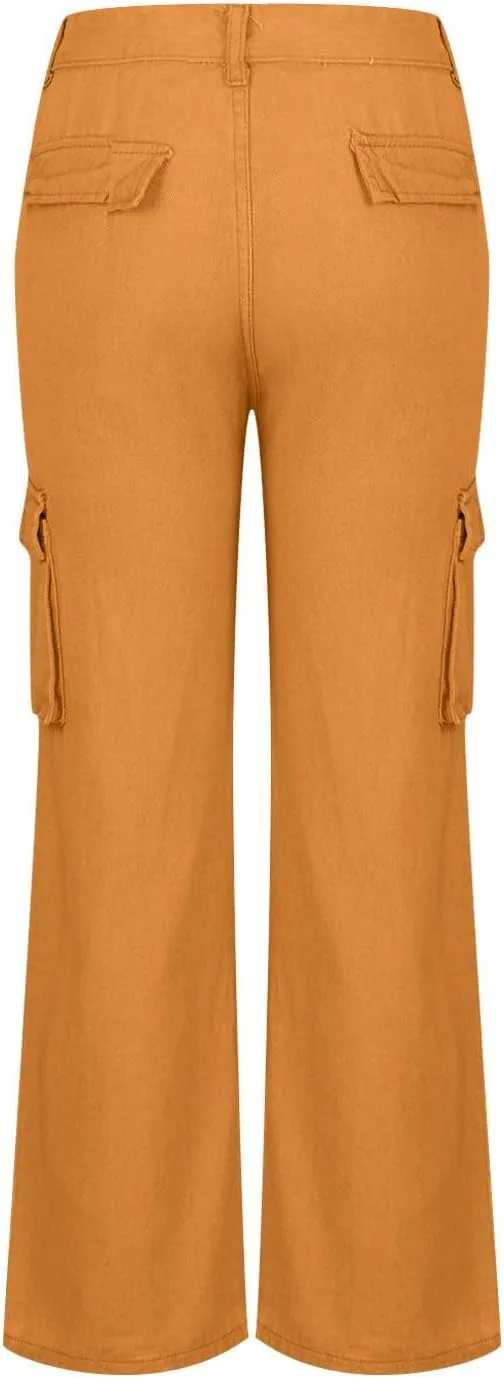 Джинсы для женщин Cargo Pants Parachute Straight Wide Leg — фото 3