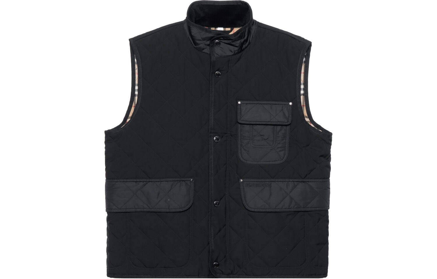 

Мужской жилет Burberry, цвет Black