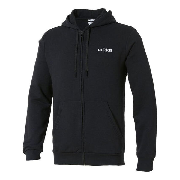 

Куртка knitted hooded casual sports jacket men black Adidas, черный