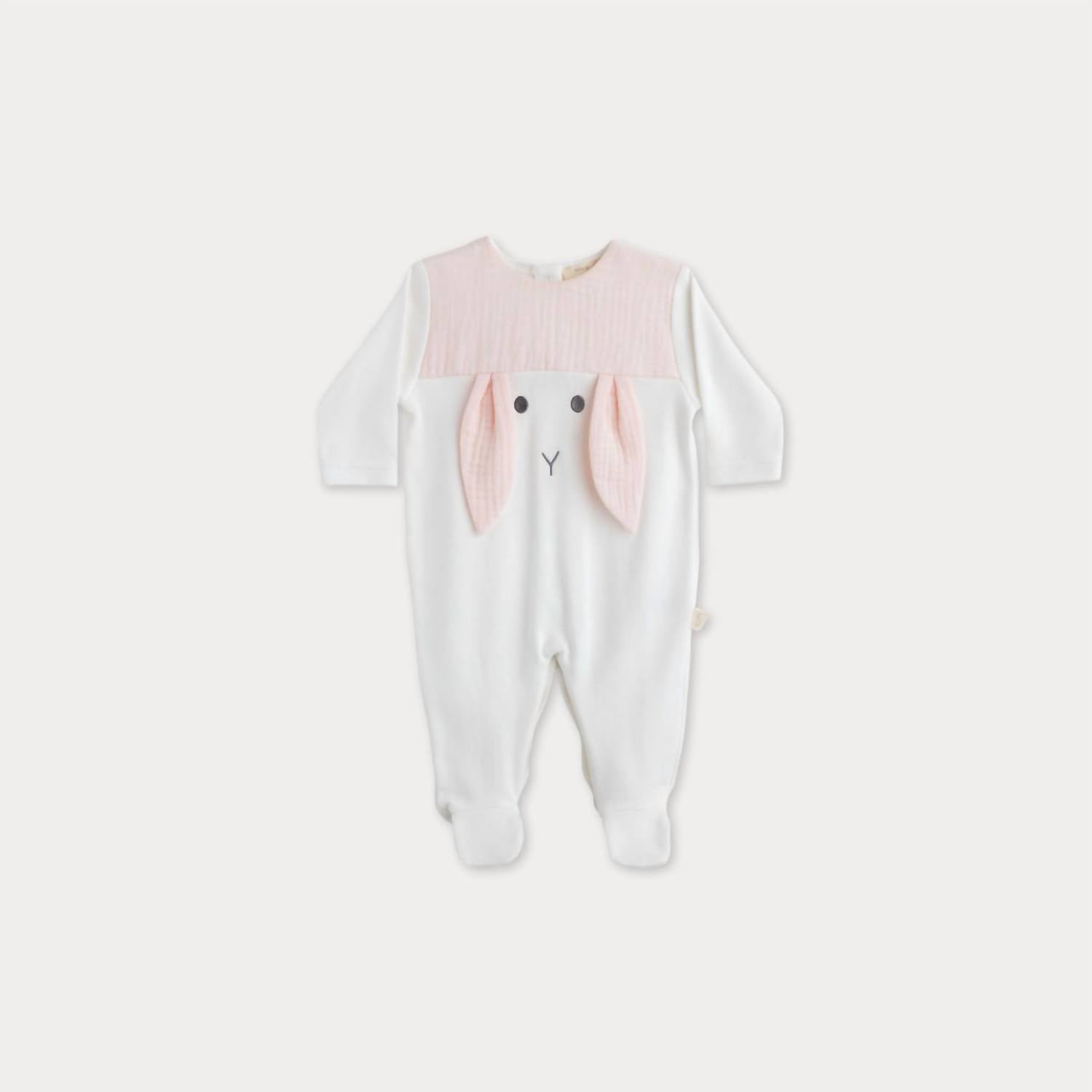 

Детский комбинезон с зайчиком Baby Gi, розовый