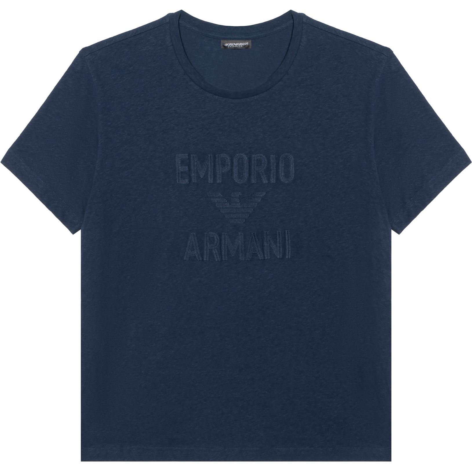 

Футболка мужская темно-синяя EMPORIO ARMANI