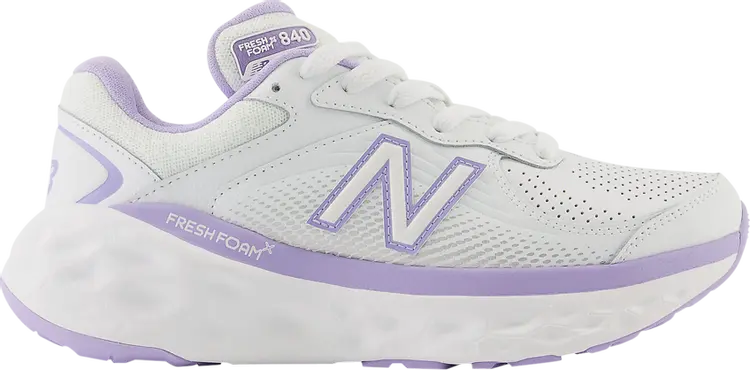 Кроссовки Wmns Fresh Foam X 840F Wide 'White Lilac Glow', белый