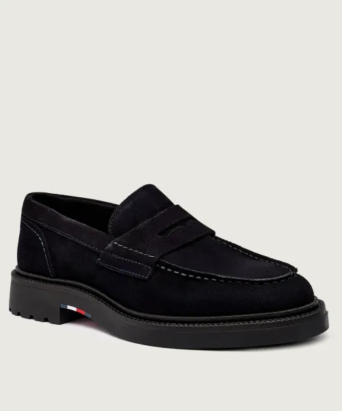 

Кожаные мокасины Tommy Hilfiger, синий