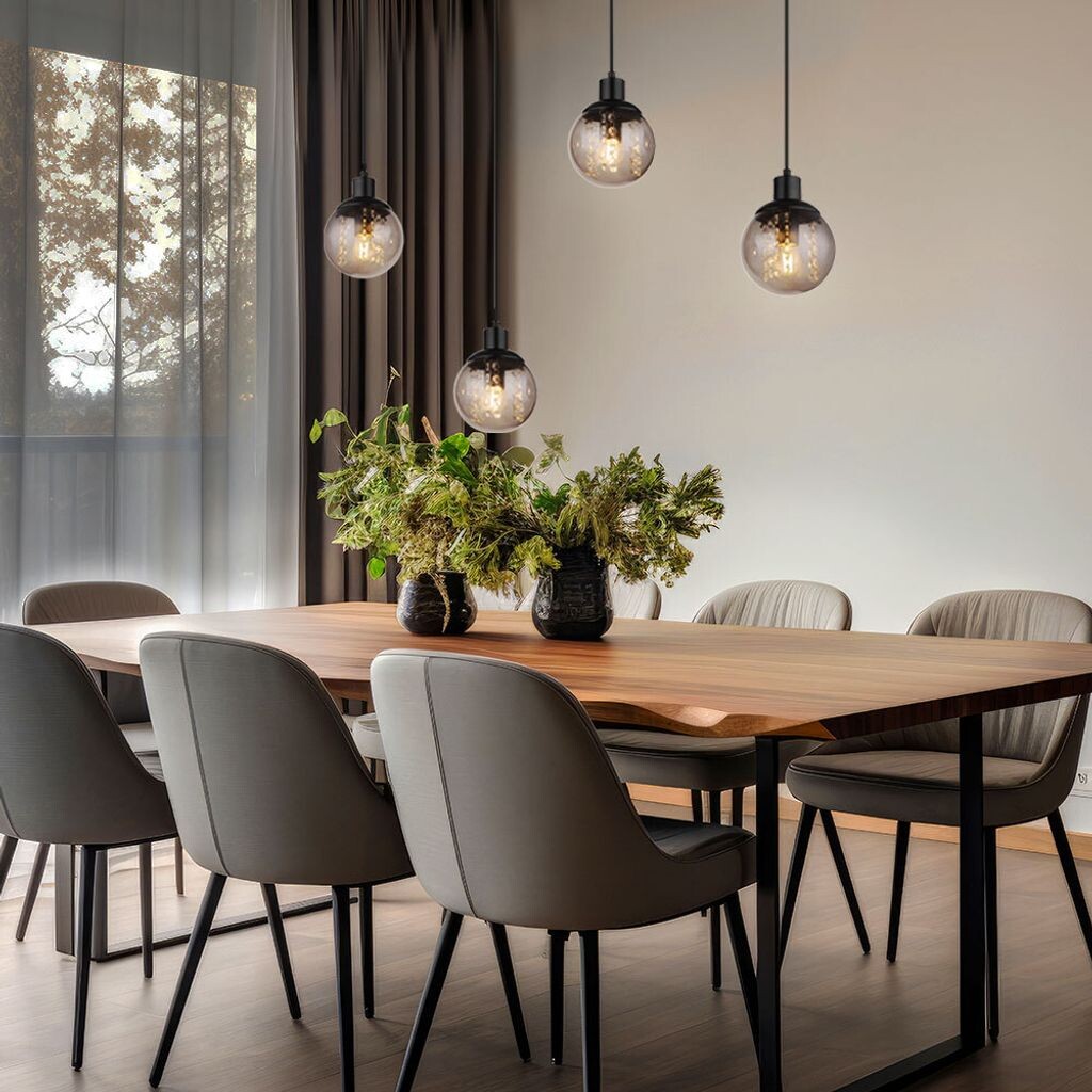 

Подвесной светильник, дерево, черный, коричневый, H 165 см Globo Lighting