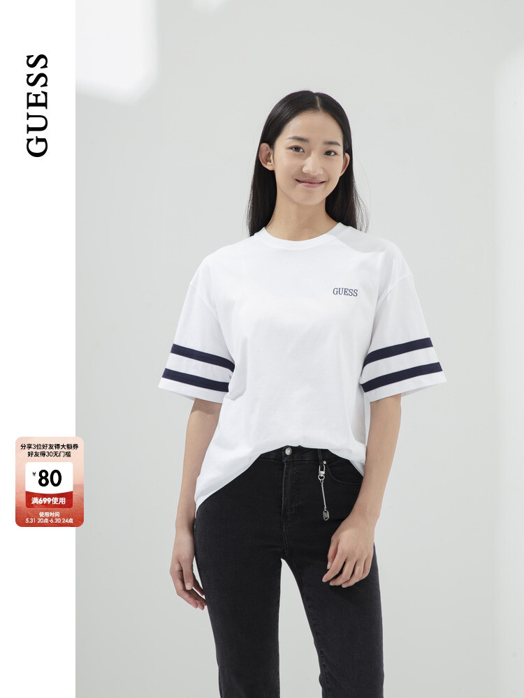 

Футболка мужская Guess с короткими рукавами, черный