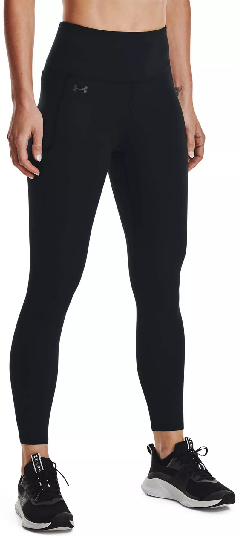 

Женские леггинсы до щиколотки Under Armour, черный/серый