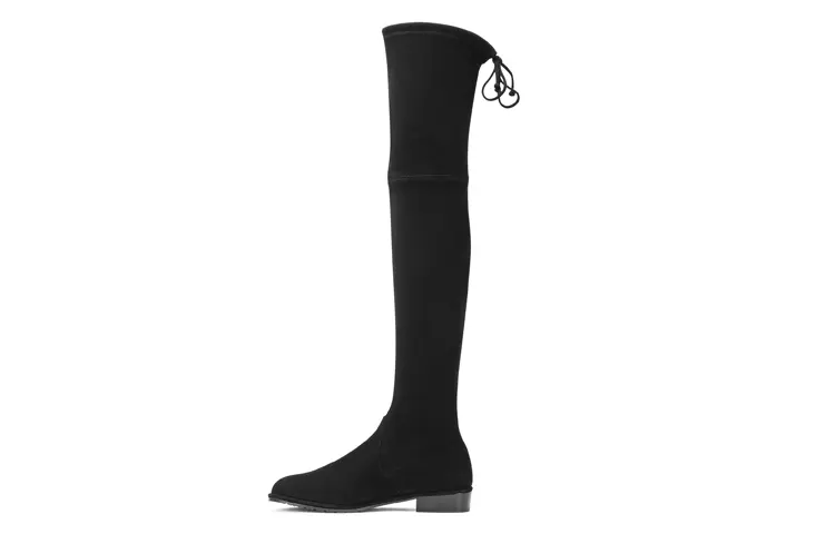 Сапоги женские Stuart Weitzman до колена на шнуровке, черный