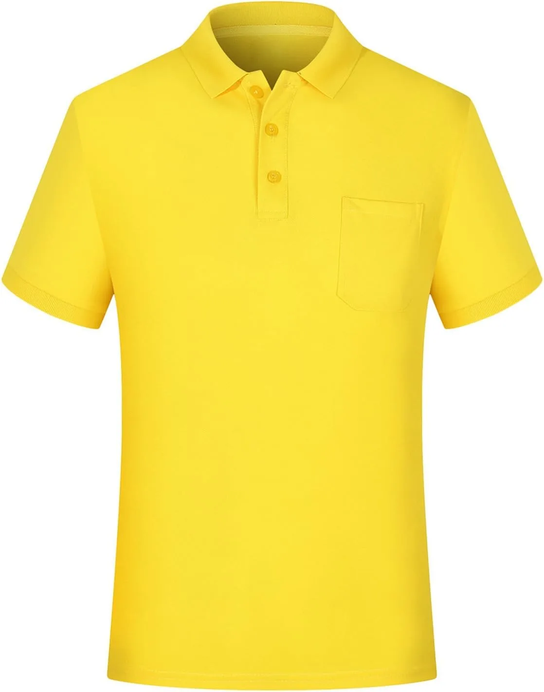 

Мужская поло с коротким рукавом и карманом на пуговице JHOKCI