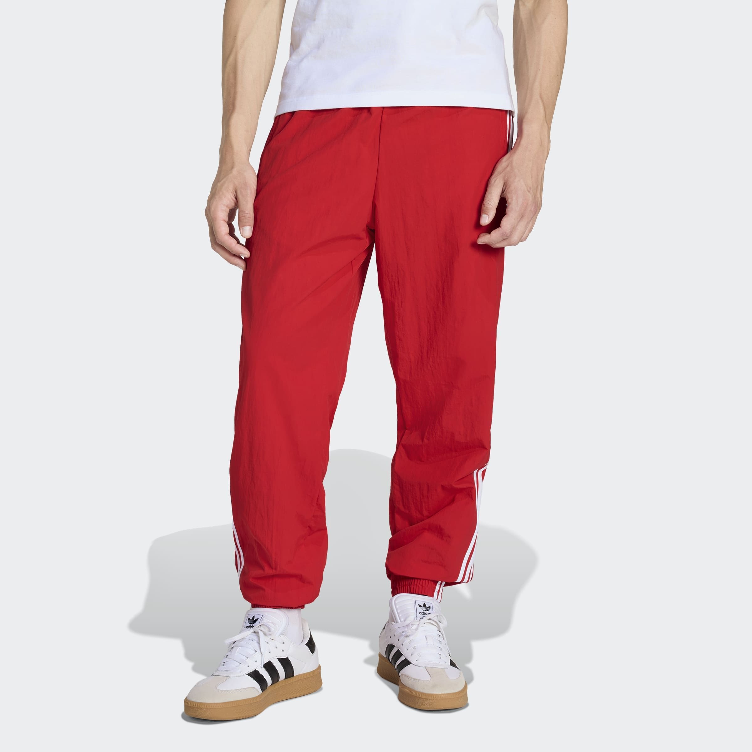 Adidas Originals Брюки-чинос 'Firebird' в красном цвете — фото 3