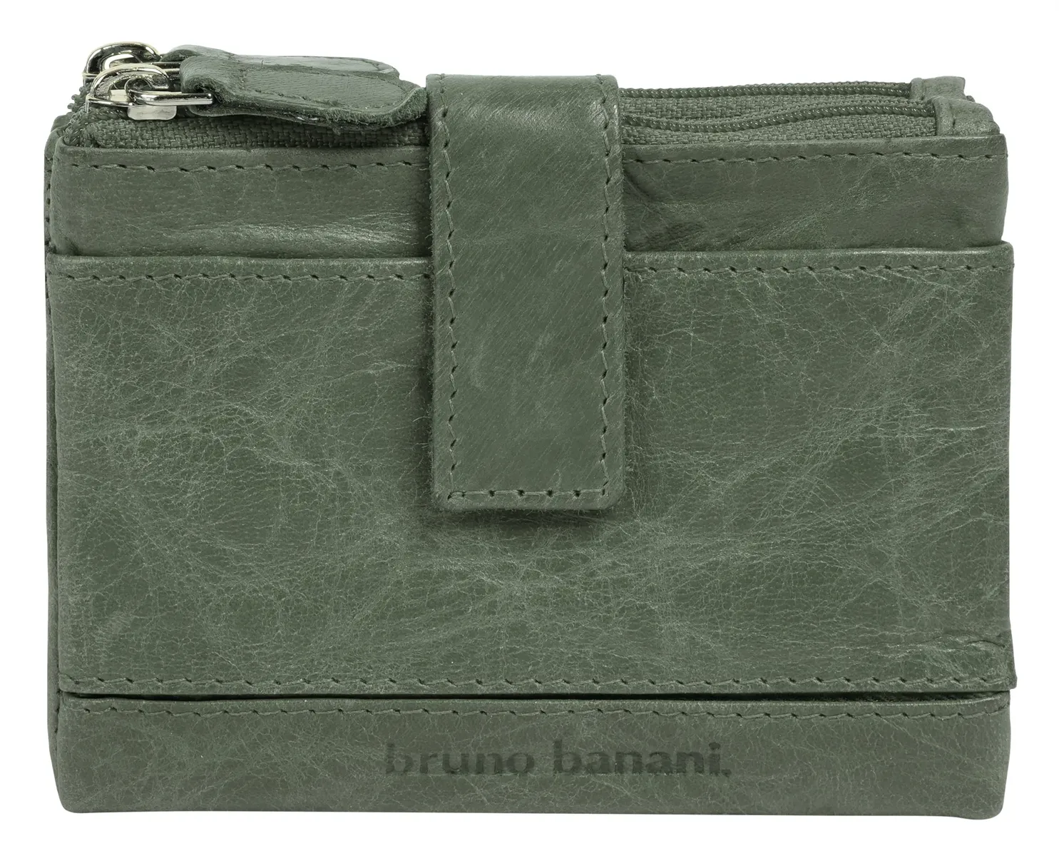 

Кошелек Bruno Banani, натуральная кожа, зеленый