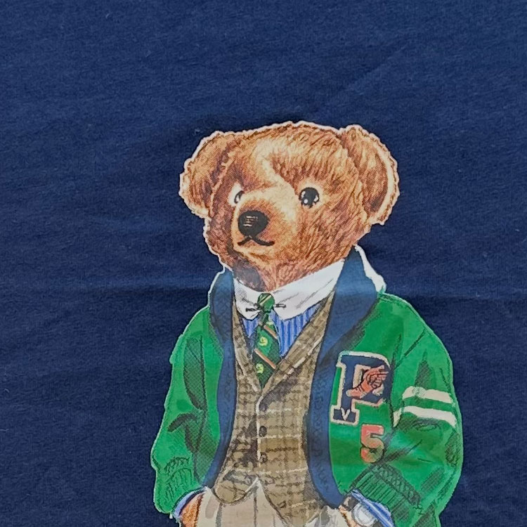 Футболка Polo Ralph Lauren Polo Bear, темно-синий — фото 4