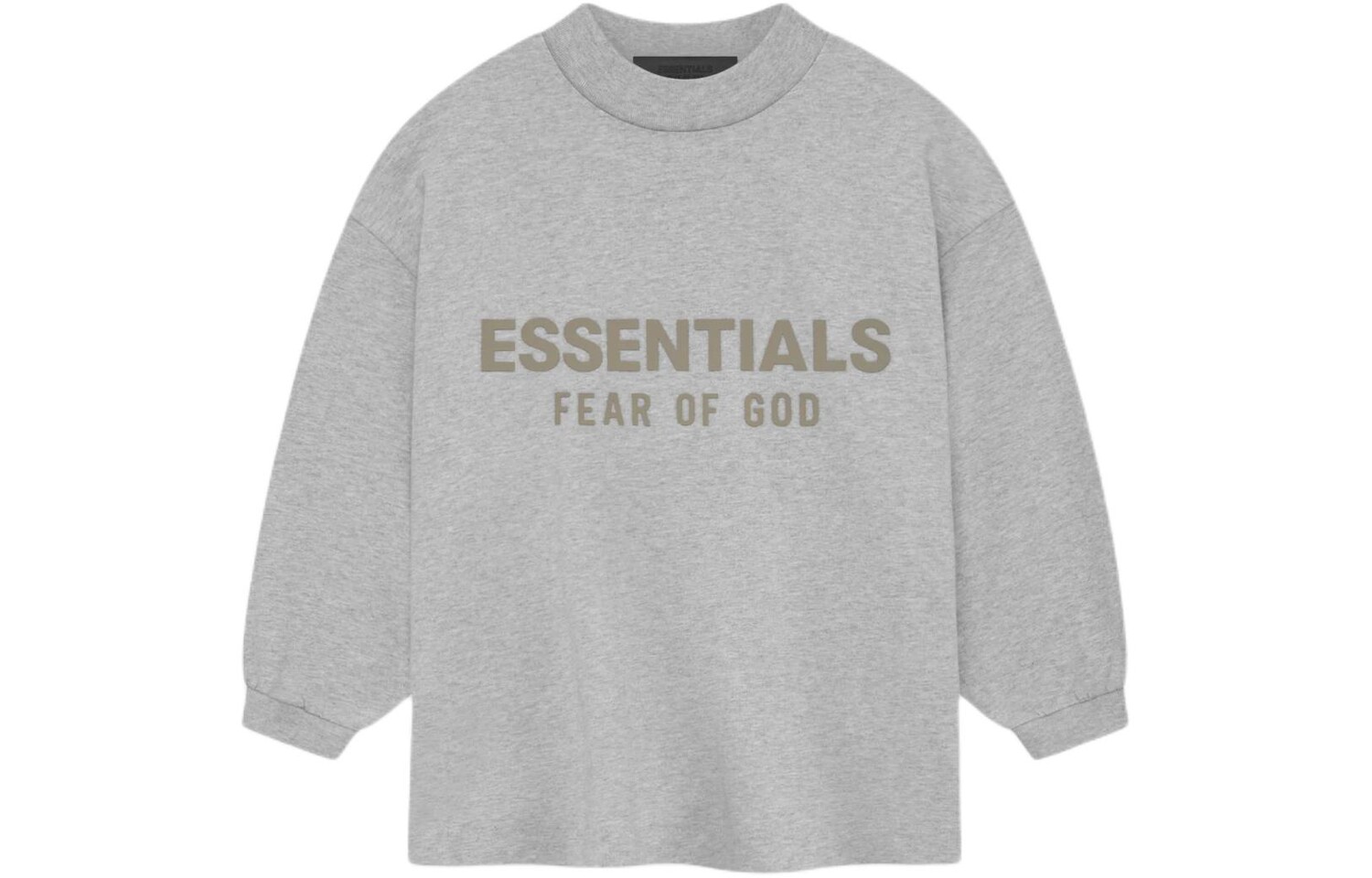 

Детская футболка Fear Of God Essentials, светло-серый
