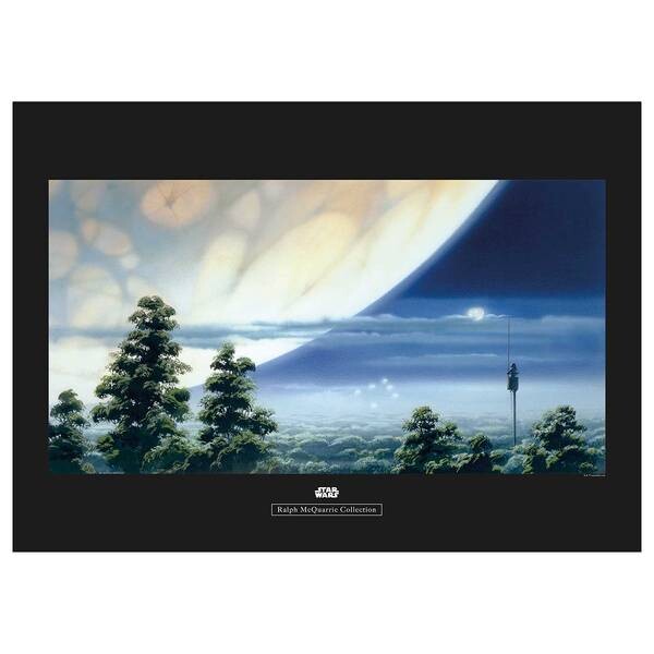 

Фреска Komar Star Wars Yavin Lookout цвет blau/beige