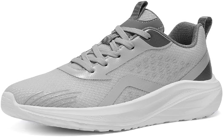 

Мужские суперлегкие спортивные кроссовки WCIDFY с противоскользящей подошвой для тенниса и прогулок, модные кроссовки для активного отдыха, серый
