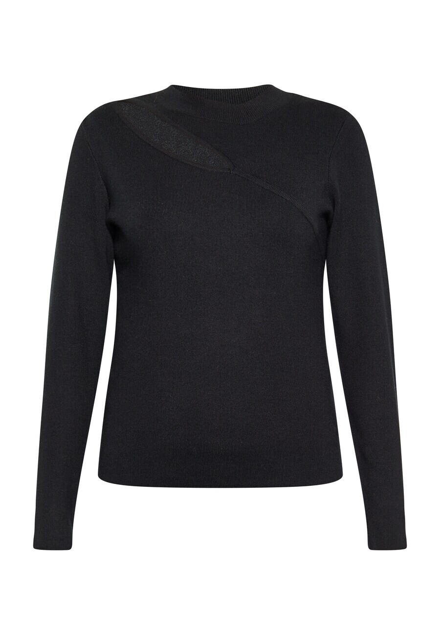 

Тонкий вязаный свитер faina Sweater, черный