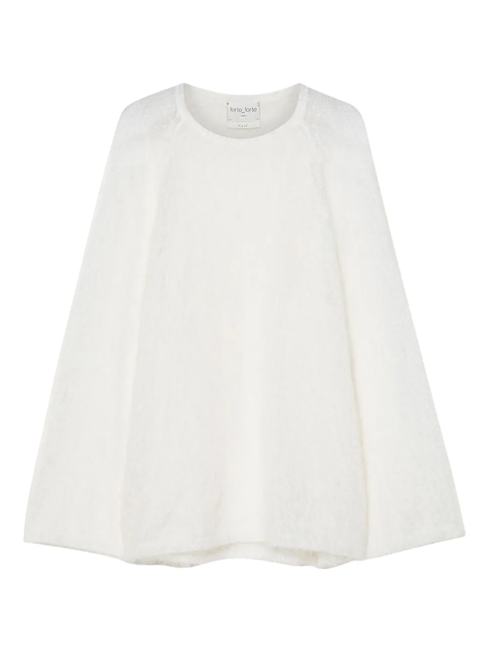 

Свитер с круглым вырезом Forte Forte, белый