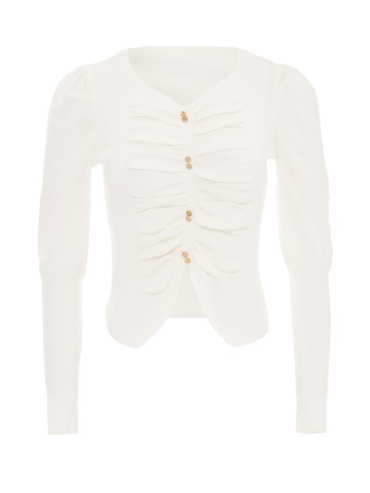 

Женский свитер в цвете кремовый faina