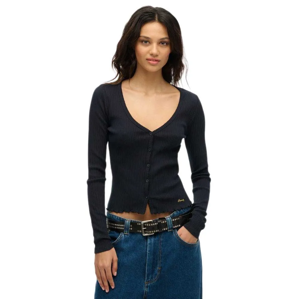 

Лонгслив Superdry Essential, черный