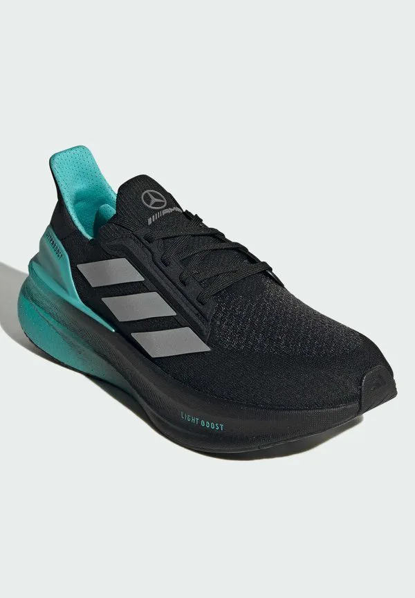 Кроссовки ultraboost 5 amg petronas f1 team для ходьбы Adidas Performance, Core Black Silver Metallic Semi Mint Rush — фото 2