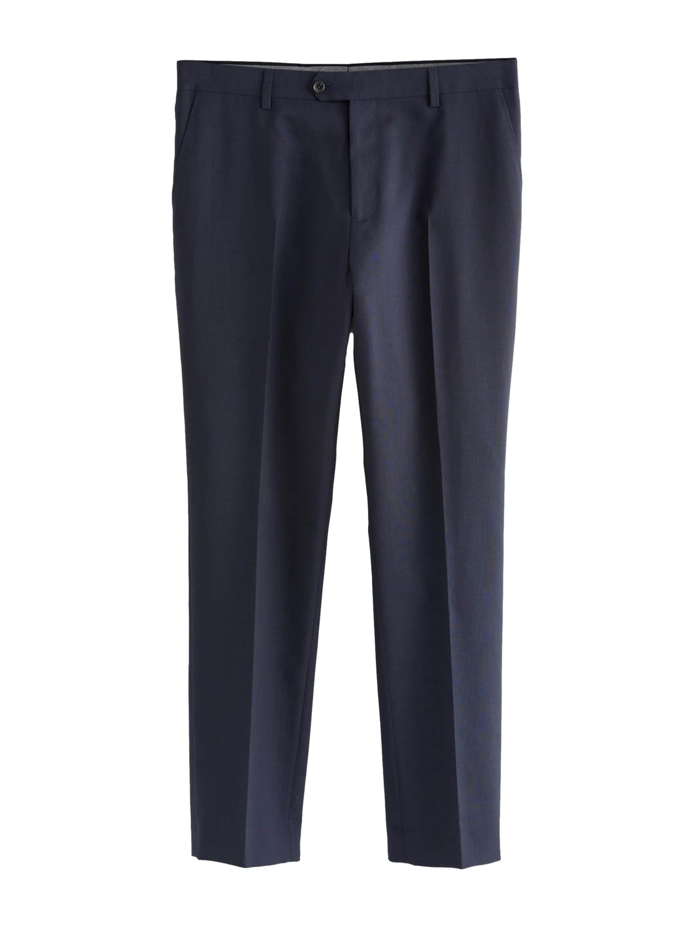 Next Брюки с защипами Regular 'Nova Fides Signature' в цвете Navy
