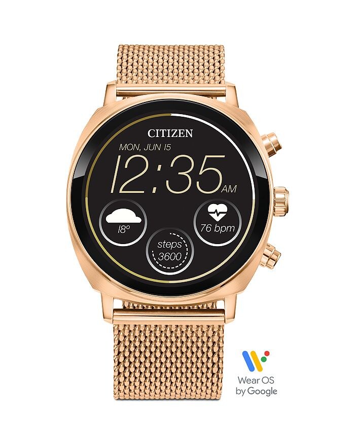 

Умные часы Citizen Series 2 CZ, 41 мм, золотой