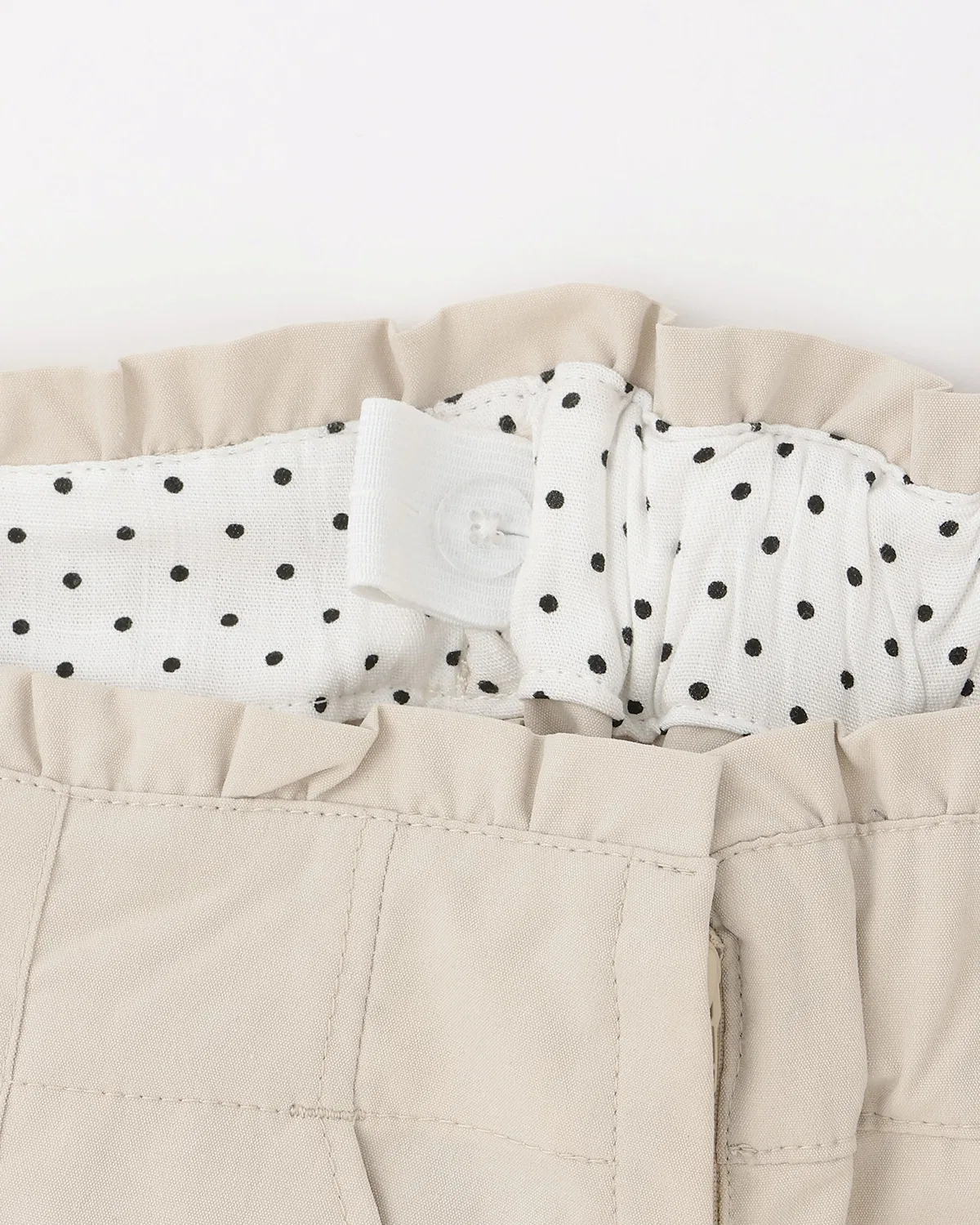 Детские брюки-кюлоты pom ponette junior с высокой талией тёмно-синие — фото 4