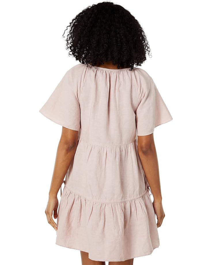 

Платье Madewell Linen-Blend Lorelei Mini Dress, цвет Dusty Blush