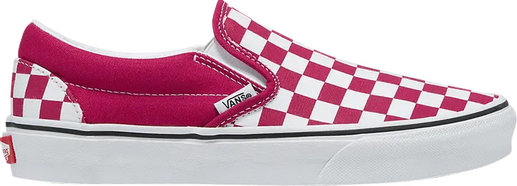 

Кроссовки Classic Slip-On 'Checkerboard - Cherries Jubilee', красный