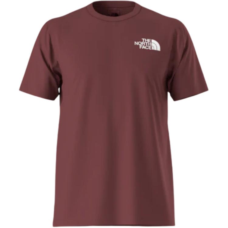 

THE NORTH FACE Футболка мужская красная, Красный, THE NORTH FACE Футболка мужская красная