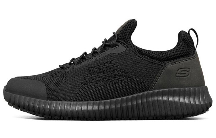 

Кроссовки женские с низким верхом, черные Skechers