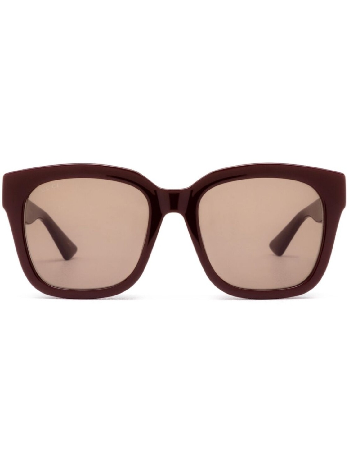 

Очки в квадратной оправе Gucci Eyewear, коричневый