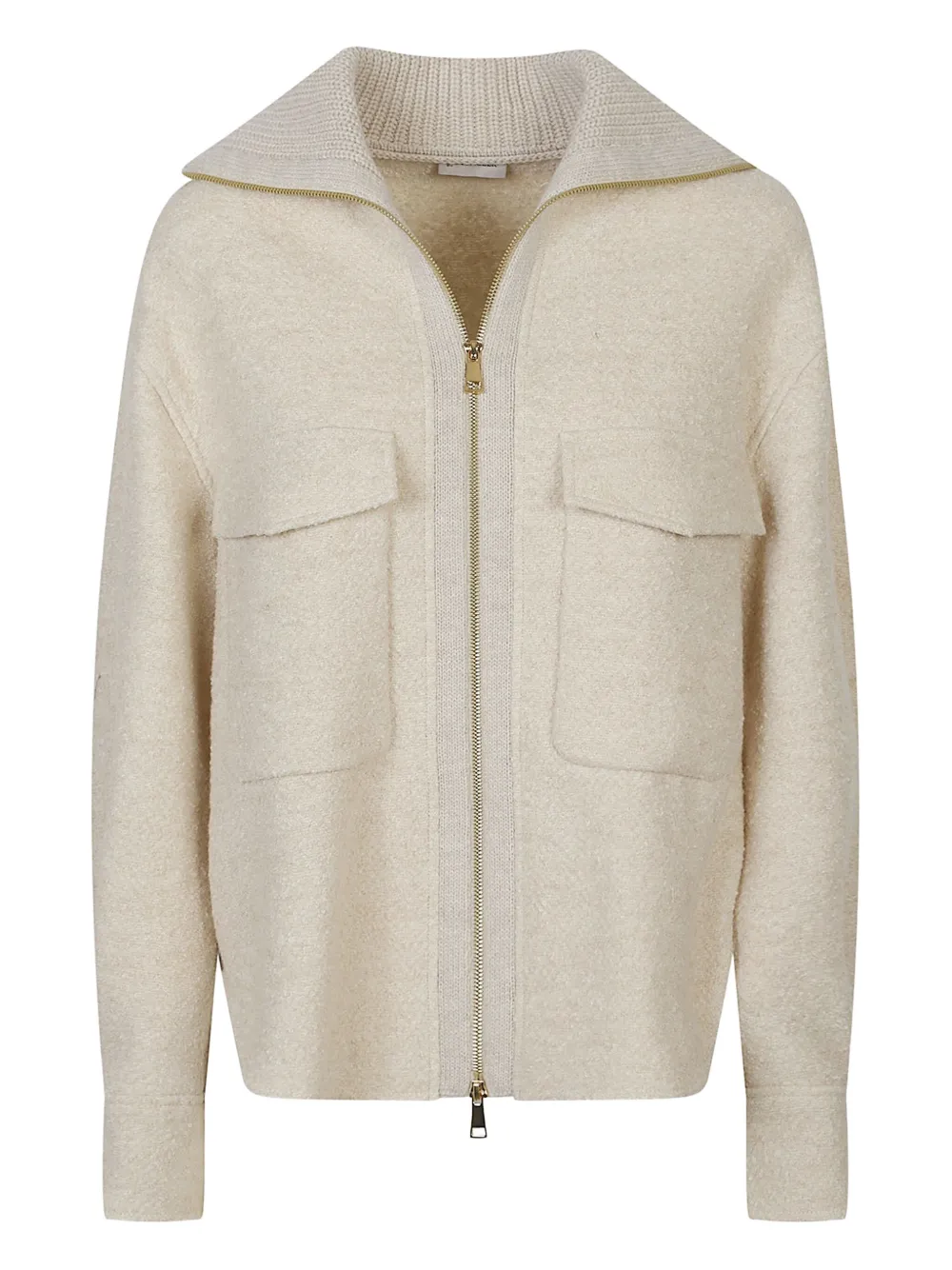 

Куртка на молнии с клапанами на карманах Moncler, нейтральный