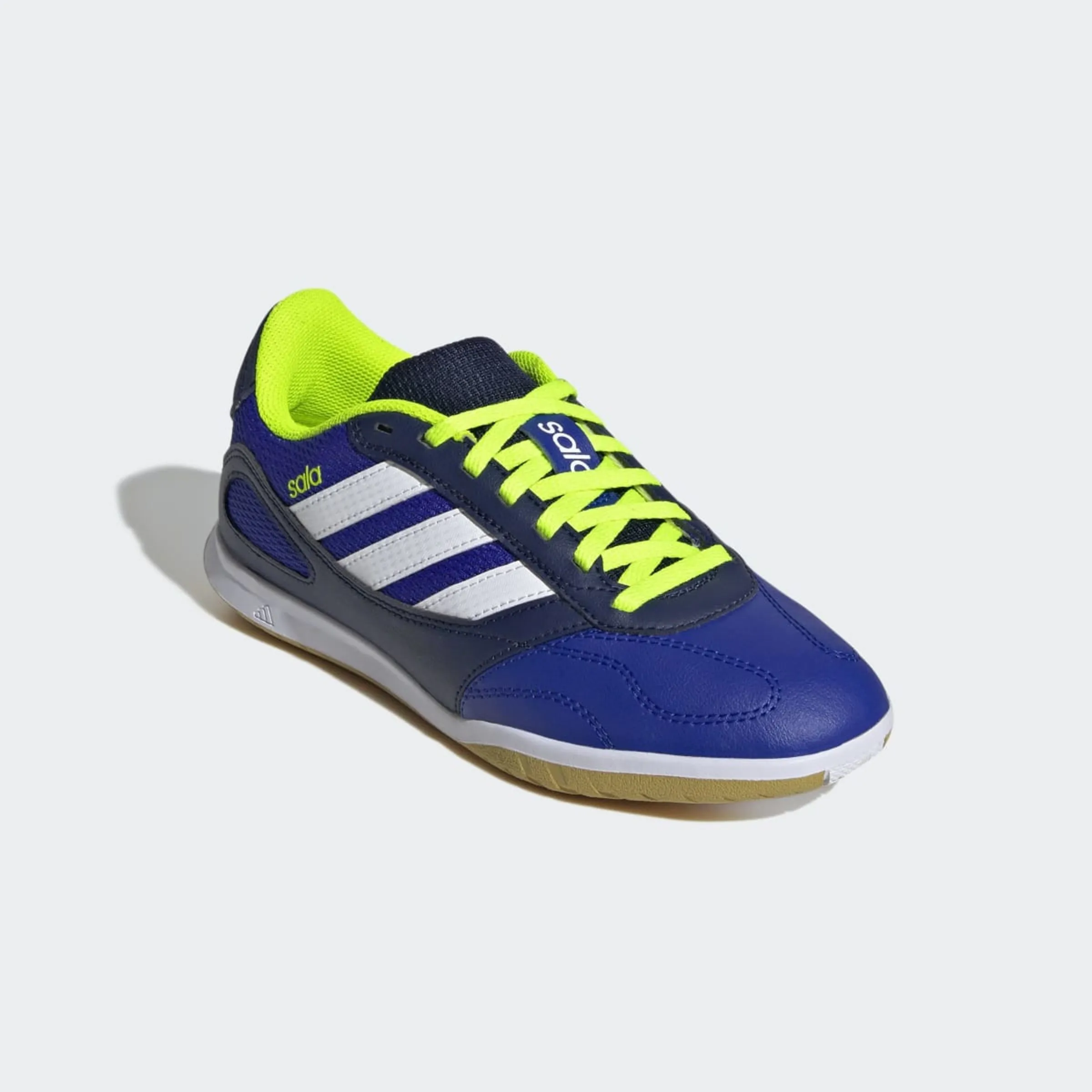 Детские футбольные бутсы для зала Super Sala III J Adidas, синий — фото 2