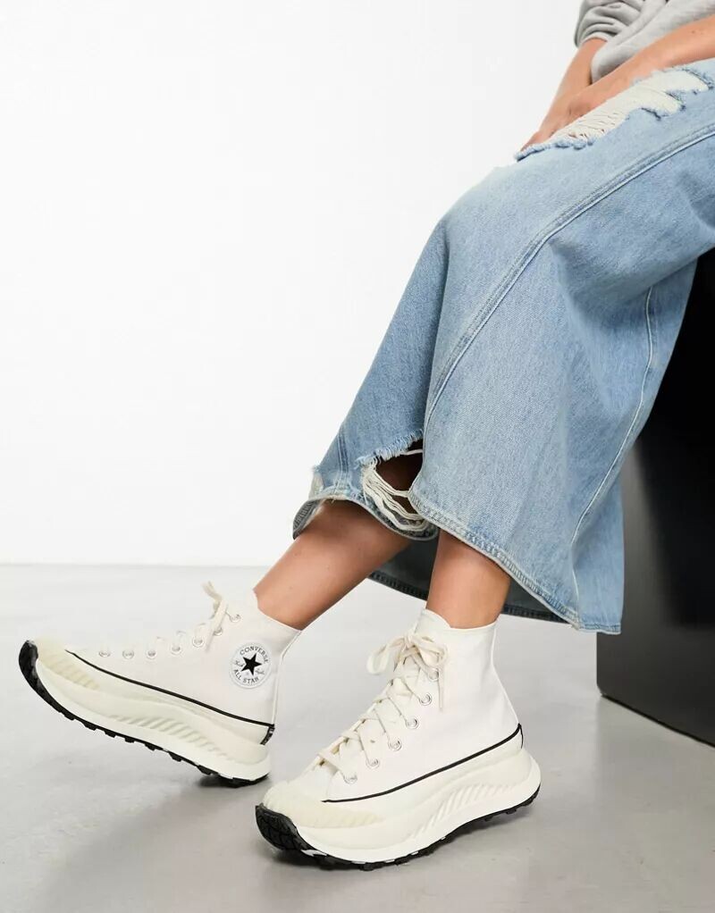 

Кроссовки Converse Chuck 70 Hi AT-CX Hi, белый/черный, Серый, Кроссовки Converse Chuck 70 Hi AT-CX Hi, белый/черный