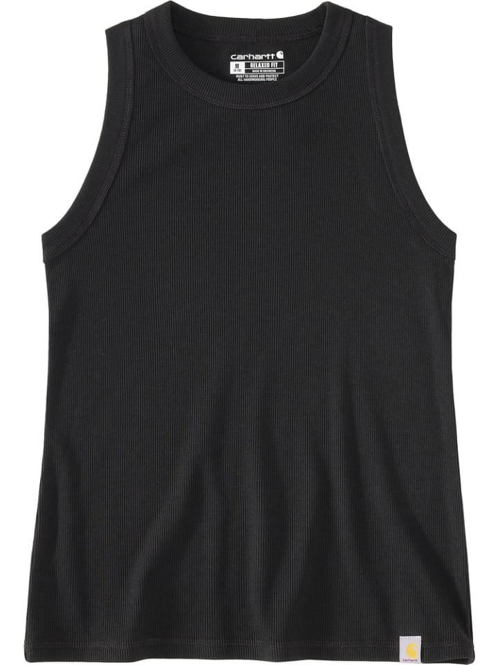 

CARHARTT Топ "Celose Fiber Series Fitted Ribbed Tank" черного цвета