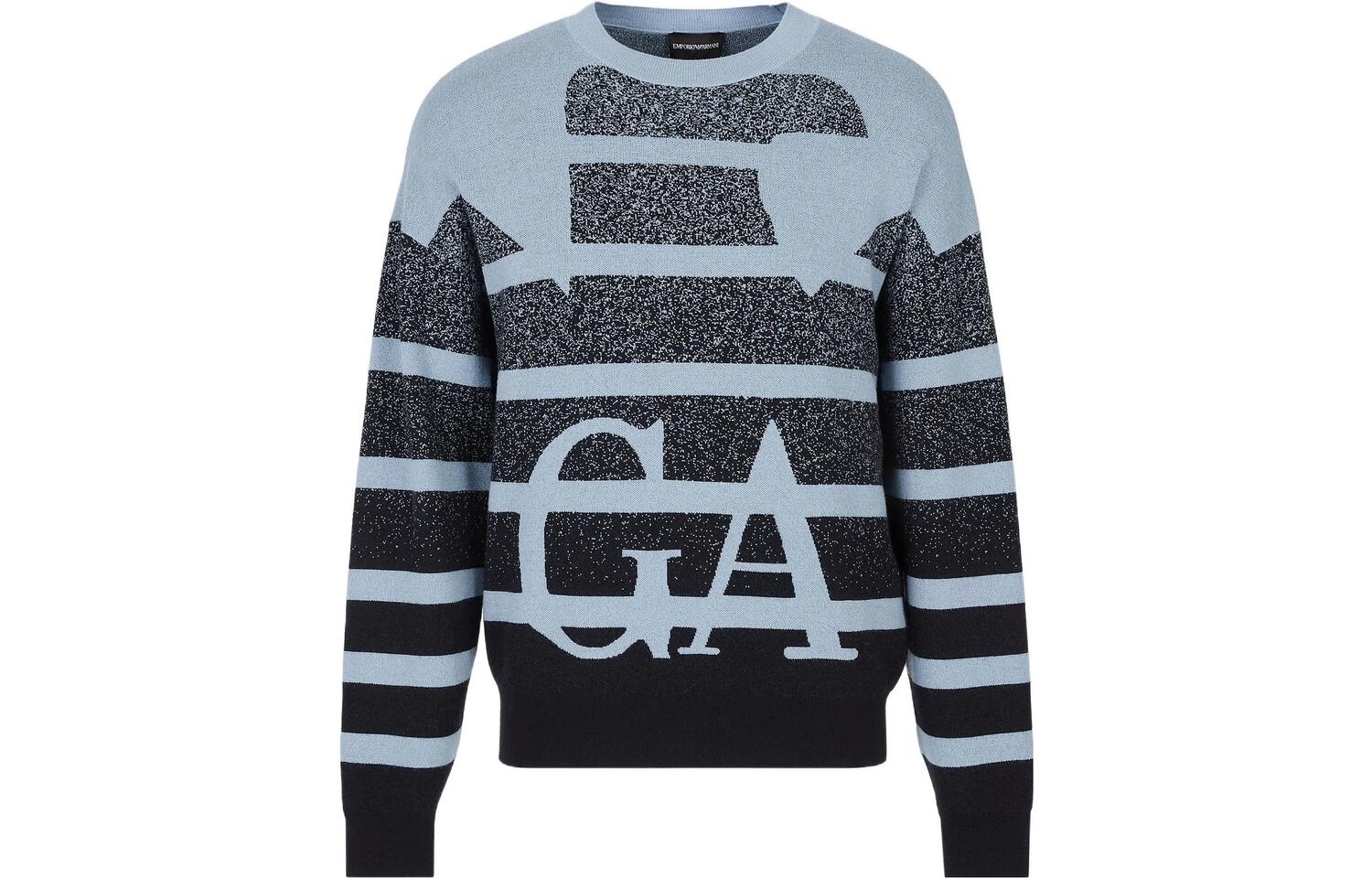 

EMPORIO ARMANI Свитер мужской светло-голубой