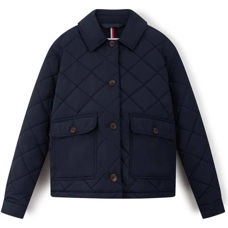 

Tommy Hilfiger Стеганая куртка с наполнителем, Navy Blue DW5